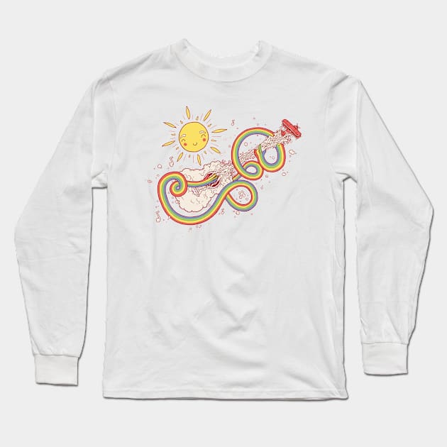 Air Guitar Long Sleeve T-Shirt by Made With Awesome